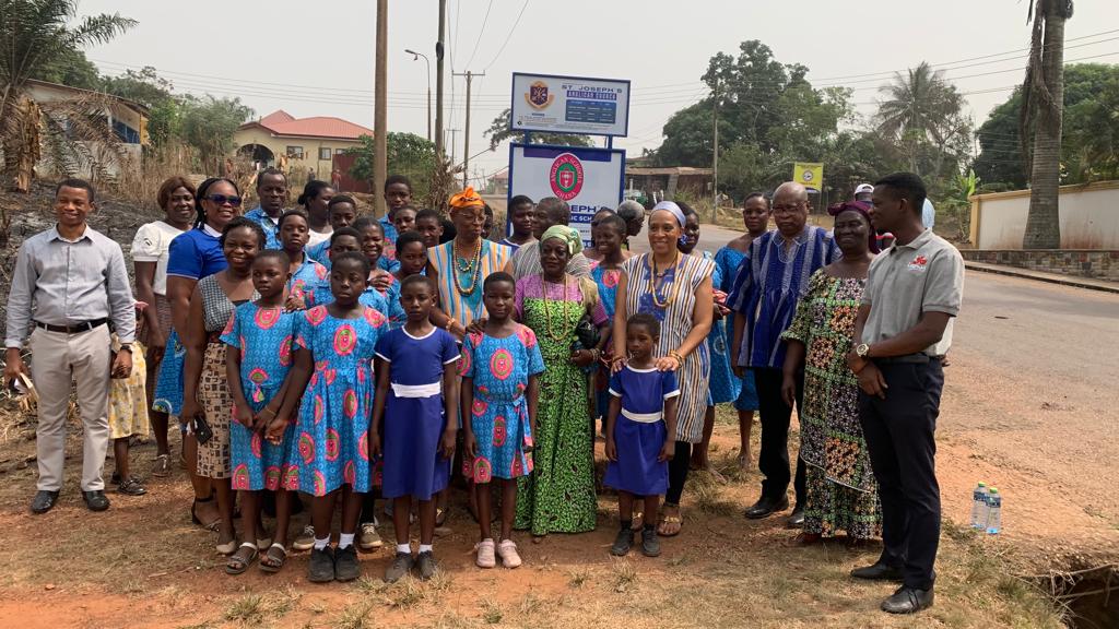 Paving the Way for Progress: Queen Mothers Lead Sod-Cutting Ceremony for St. Joseph Anglican Basic School Road